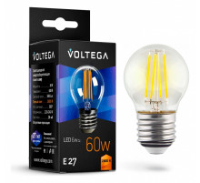 Лампа светодиодная Voltega Globe E27 6W E27 6Вт 2800K 7023