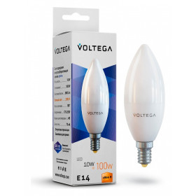Лампа светодиодная Voltega Candle 10W E14 10Вт 2800K 7064