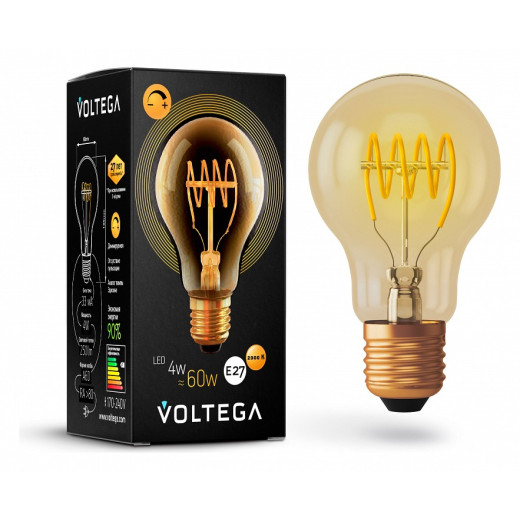 Лампа светодиодная Voltega General purpose bulb E27 4Вт 2000K 7078