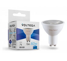 Лампа светодиодная Voltega Sofit dim GU10 Lens GU10 6Вт 4000K 7109