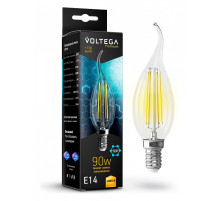 Лампа светодиодная Voltega Candle wind 9W Graphene E14 7Вт 2800K 7132