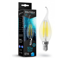 Лампа светодиодная Voltega Candle wind 9W Graphene E14 7Вт 4000K 7133