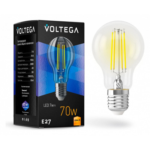 Лампа светодиодная Voltega General purpose bulb E27 7W E27 7Вт 2800K 7140