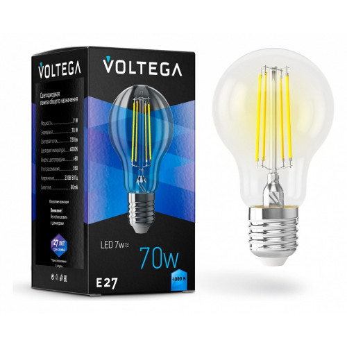 Лампа светодиодная Voltega General purpose bulb E27 7W E27 7Вт 4000K 7141