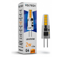 Лампа светодиодная Voltega Capsule G4 G4 2Вт 2800K 7142