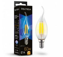 Лампа светодиодная Voltega Candle wind 6W E14 6Вт 3000K 7209