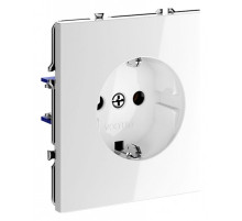 Розетка с заземлением, без рамки Voltum S70 VLS040101