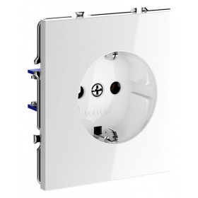 Розетка с заземлением, без рамки Voltum S70 VLS040101