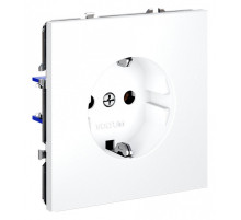 Розетка с заземлением, без рамки Voltum S70 VLS040102