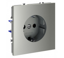 Розетка с заземлением, без рамки Voltum S70 VLS040105