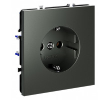 Розетка с заземлением, без рамки Voltum S70 VLS040106