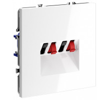 Розетка акустическая без рамки Voltum S70 VLS060301