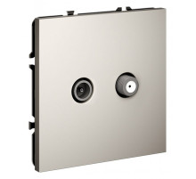 ТВ-розетка и SAT-розетка оконечная без рамки Voltum S70 VLS060403