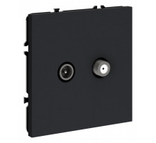 ТВ-розетка и SAT-розетка оконечная без рамки Voltum S70 VLS060407