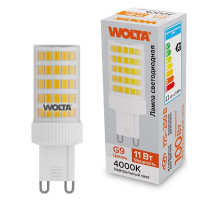 Лампа светодиодная Wolta  G9 11Вт 4000K WSTD-JCD-11W4KG9-C