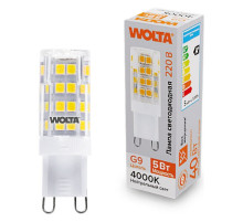 Лампа светодиодная Wolta  G9 5Вт 4000K WSTD-JCD-5W4KG9-C