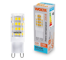 Лампа светодиодная Wolta  G9 5Вт 6500K WSTD-JCD-5W6KG9-C