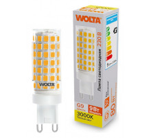 Лампа светодиодная Wolta  G9 9Вт 3000K WSTD-JCD-9W3KG9-C