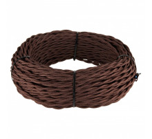 Провод электропитания Werkel Ретро 2х1,5 (коричневый) W6452514