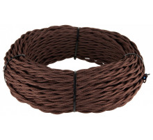 Провод электропитания Werkel Ретро 2х2,5 (коричневый) W6452614