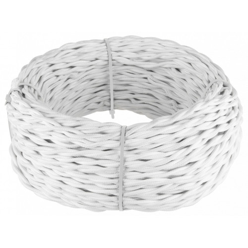 Провод электропитания Werkel Ретро 2х2,5 (белый) W6452601