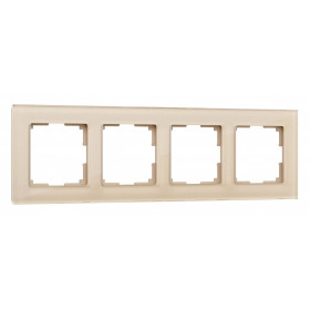 Рамка на 4 поста Werkel Favorit (шампань) W0041111