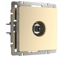 ТВ-розетка оконечная без рамки Werkel шампань W1183011