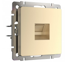 Розетка Ethernet RJ-45 без рамки Werkel шампань W1181011