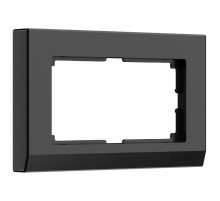 Рамка для двойной розетки Werkel Stark (черный) W0081808