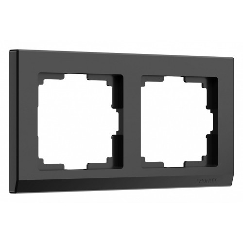 Рамка на 2 поста Werkel Stark (черный) W0021808