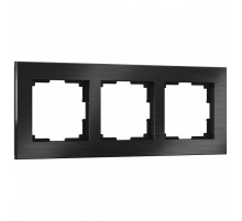 Рамка на 3 поста Werkel Aluminium (черный алюминий) W0031708