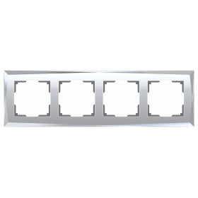 Рамка на 4 поста Werkel Diamant (зеркальный) W0041220