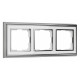 Рамка на 3 поста Werkel Palacio (хром/белый) W0031331