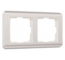 Рамка на 2 поста Werkel Stream (перламутровый) W0022113