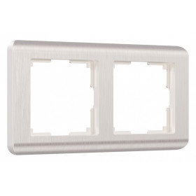 Рамка на 2 поста Werkel Stream (перламутровый) W0022113