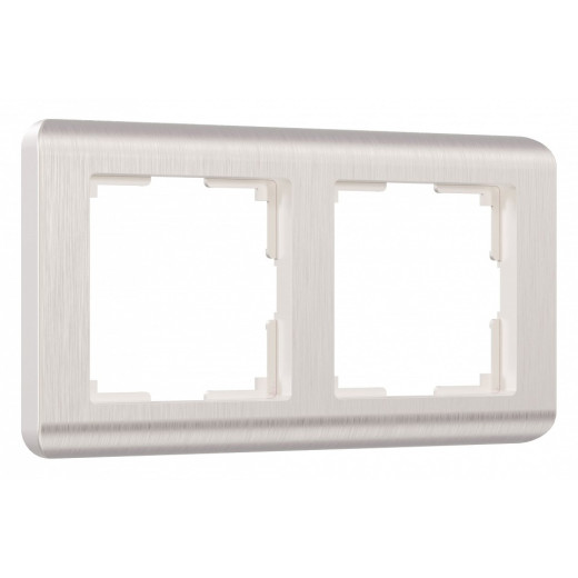 Рамка на 2 поста Werkel Stream (перламутровый) W0022113