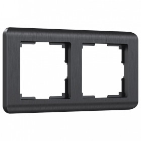 Рамка на 2 поста Werkel Stream (графит) W0022104