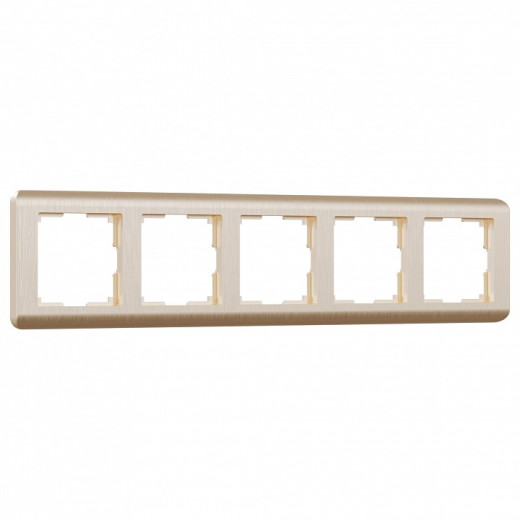 Рамка на 5 постов Werkel Stream (шампань) W0052111