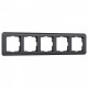 Рамка на 5 постов Werkel Stream (графит) W0052104