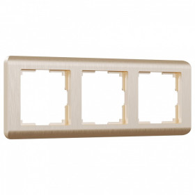 Рамка на 3 поста Werkel Stream (шампань) W0032111