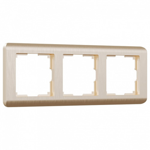 Рамка на 3 поста Werkel Stream (шампань) W0032111