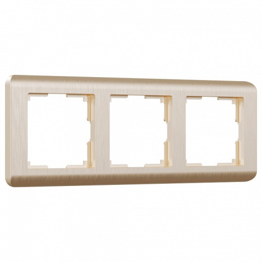 Рамка на 3 поста Werkel Stream (шампань) W0032111