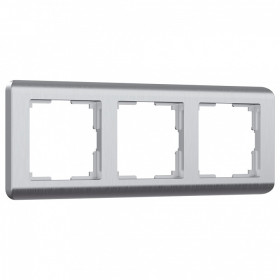 Рамка на 3 поста Werkel Stream (серебряный) W0032106