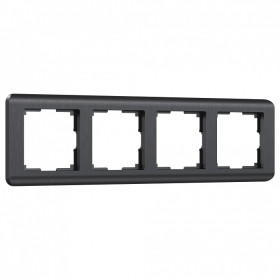 Рамка на 4 поста Werkel Stream (графит) W0042104