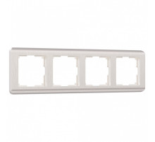 Рамка на 4 поста Werkel Stream (перламутровый) W0042113