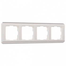 Рамка на 4 поста Werkel Stream (перламутровый) W0042113