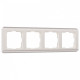 Рамка на 4 поста Werkel Stream (перламутровый) W0042113