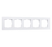 Рамка на 5 постов Werkel Favorit (белый матовый) W0051105