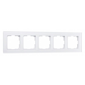 Рамка на 5 постов Werkel Favorit (белый матовый) W0051105