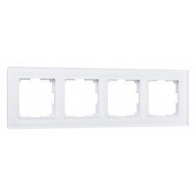 Рамка на 4 поста Werkel Favorit (белый матовый) W0041105